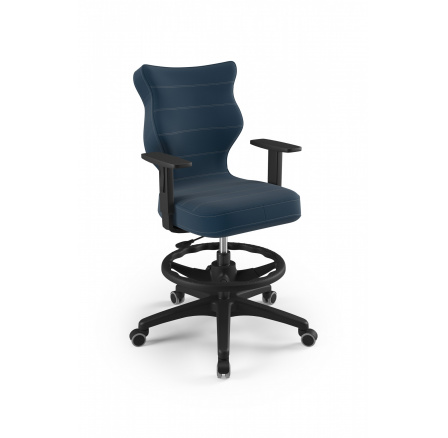 Kancelářské křeslo DUO , černá Velvet 24 velikost 6 WK+P