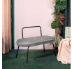Lavice INA GREY 95x45x61 cm ALL 828275