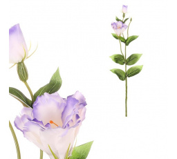 Eustoma - umělá řezaná květina, fialová