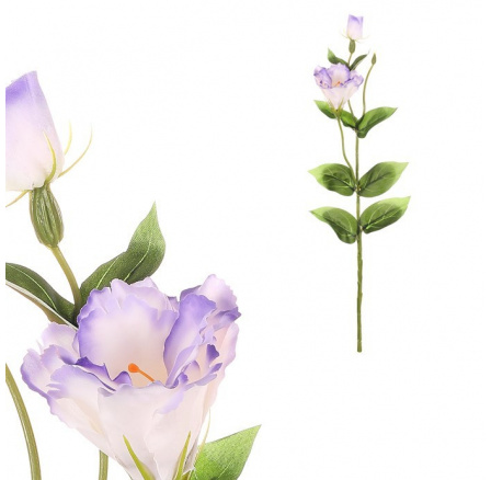 Eustoma - umělá řezaná květina, fialová