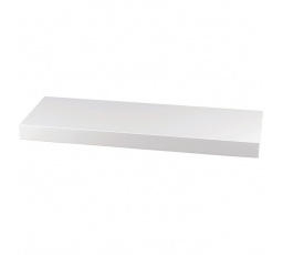 Polička, mdf, bílá, P-001 WT