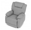Relaxační křeslo, šedá, látka, TV-4088 SIL2