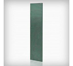 Perforovaná deska na regál zelená: JOHNNYS, 2 kusy, 1800 x 20 x 420 mm