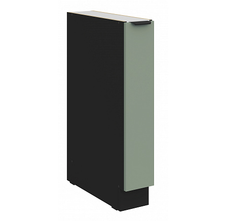 Dolní skříňka ARIA - 15 D CARGO BB, Černá/Aquamarine Dolní skříňka ARIA - 15 D CARGO BB, Černá/Aquamarine