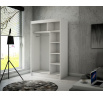 Posuvná skříň s lacobelem KAREN 120 Sonoma+White Lacobel