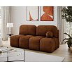 Nuwia sofa with sleeping function and storage box, brick red plush upholstery Avexin 30 145x200 1