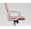 Kancelářské křeslo Q-026, Růžová/Bílá