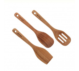 Sada náčiní MOOKA dřevěná, 3 ks 22 cm 857589