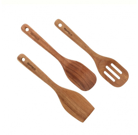 Sada náčiní MOOKA dřevěná, 3 ks 22 cm 857589