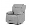 Relaxační křeslo, šedá, látka, TV-4088 SIL2