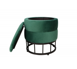 Taburet velvet zelená P3-FXJG B