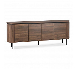 Komoda BECK 200 cm Čtyřdveřová Ořech