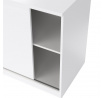 Komoda SIMPLICITY 207, Bílý lesk