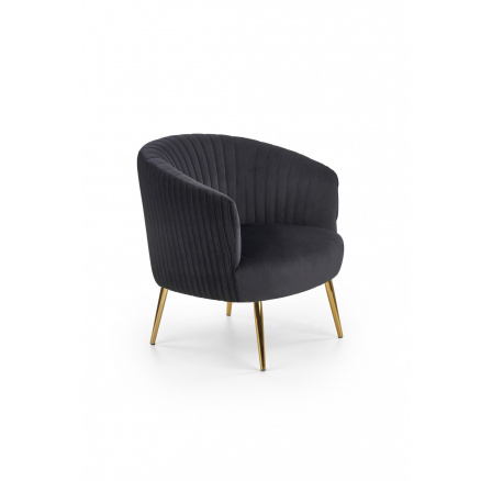 Křeslo CROWN, černé