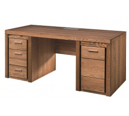 VANCOUVER 37  - psací stůl 1D3S - dub rustikal (VELVET 37) (smontovaný nábytek) (3 balíky) (SZ) (K150-Z)