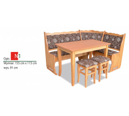 Kuchyňská rohová sestava N1