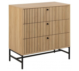 Komoda Albany 3 zásuvky dub přírodní
