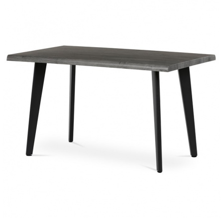 Jídelní stůl 130x80cm, mdf, šedý dub, HT-F4413 GREY