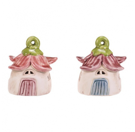 Domeček květinový - keramika, LED osvětl., vel. S, mix 2, cena za 1 ks Domeček květinový - keramika, LED osvětl., vel. S, mix 2, cena za 1 ks