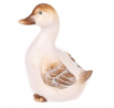 Kachna - zahradní figurka, menší, keramika
