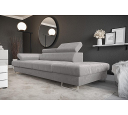 Sofa GALAXY II lenoška 235 cm - šedá, pravá strana