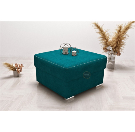 Taburet  s uložným prostorem 70×70 - volitelný odstín 