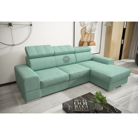 Rohová sedací souprava ROYAL MINI 260×160 - mátová , pravá Rohová sedací souprava ROYAL MINI 260×160 - mátová , pravá