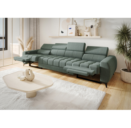 Sofa PORTO IV , relax 331 cm - tyrkysová Sofa PORTO IV , relax 331 cm - tyrkysová