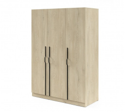 Skříň BRAGA 2 Dub cremona s kovovými madly
