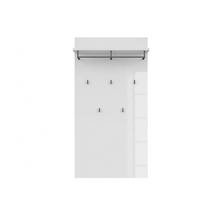 Předsíňová stěna  FEVER PAN/15/8 bílý lesk/bílá