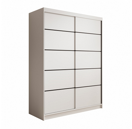 Posuvná skříň Calma 150 Bílá+Bílá