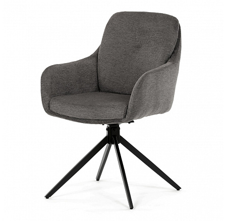 Jídelní židle, šedá, látka, DCH-P3174 GREY2