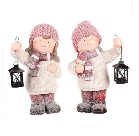 Děti s lucernami - magnesium, na čaj. svíčku, mix 2, cena za 1 ks