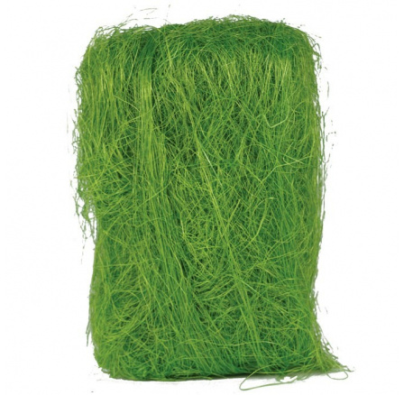 Sisálové vlákno - balení 500 g, barva zelená