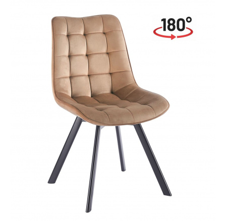 Židle velvet cappuccino KO265-FXJG Židle velvet cappuccino KO265-FXJG