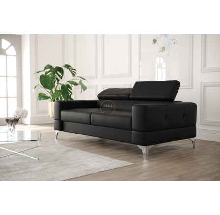 Sofa TOSCANIA II 180 cm - černá eko kůže