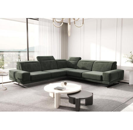 Rohová sedací souprava FIORE MAX 265x265 cm - zelená
