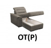 Rohová sedací souprava EXCLUSIVE OT(P)-2F(L)