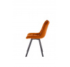 Jídelní židle K332 VELVET, Skořicová/ Bluvel 4215/Černá
