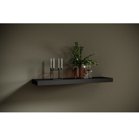 Závěsná police ANDREA 100x26 Černý Mat