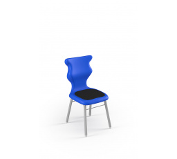 Židle Classic Soft velikost 2, sedák modrý/opěradlo šedé
