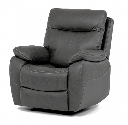Polohovací křeslo, elektrické zabudované ovládání, šedá, látka vintage, TV-4094 GREY3 Polohovací křeslo, elektrické zabudované ovládání, šedá, látka vintage, TV-4094 GREY3