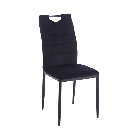 Židle velvet černá K13-FX