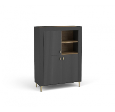 Systém "MOSSA" MO5 (Komoda 3D) - Barva: dub whisky Systém "MOSSA" MO5 (Komoda 3D) - Barva: dub whisky