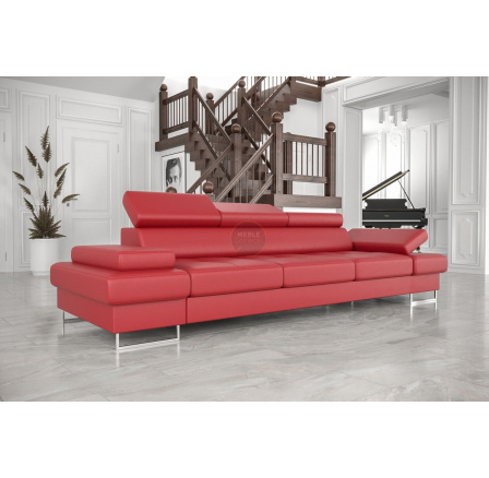 Sofa GALAXY III 300 cm přírodní kůže - červená kůže Sofa GALAXY III 300 cm přírodní kůže - červená kůže