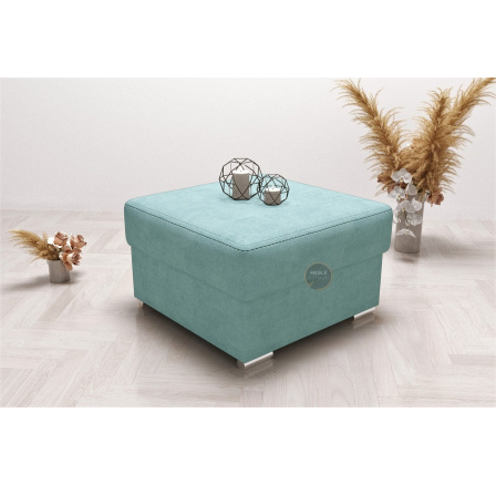 Taburet  s uložným prostorem 55×55 - Odstíny mátové