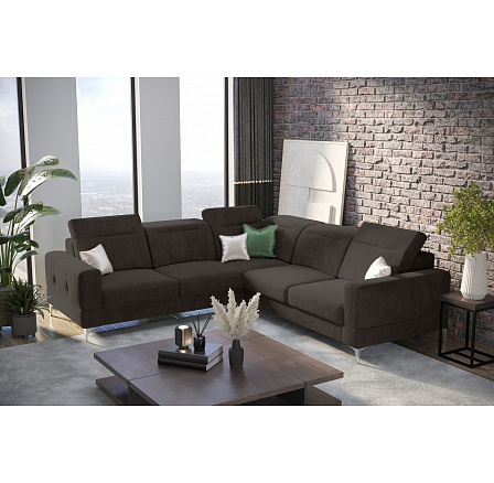 SESTAVA ROHOVÁ SEDACÍ SOUPRAVA MALIBU MAX 250x250 CM + TABURET 70X70 CM FN29 (ODSTÍN HOŘKÉ ČOKOLÁDY) - RYCHLÉ ODESLÁNÍ SESTAVA ROHOVÁ SEDACÍ SOUPRAVA MALIBU MAX 250x250 CM + TABURET 70X70 CM FN29 (ODSTÍN HOŘKÉ ČOKOLÁDY) - RYCHLÉ ODESLÁNÍ