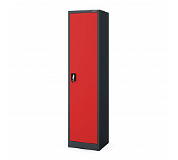 ALEXA skříň ANTRACIT RAL7016 + ČERVENÁ RAL3020 H1850*Š450*H400