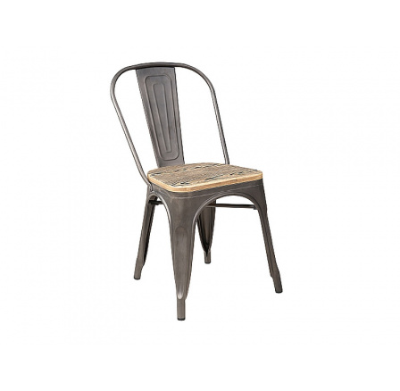 Jídelní židle LOFT, ořech/grafit