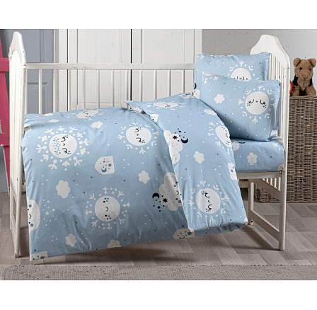 Bavlněný povlak na polštář 40x40cm s dětským motivem Modrý sen